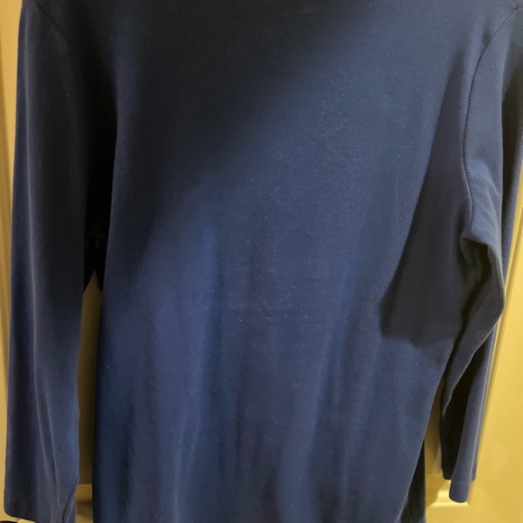 REBA Studded Cross Shirt Size M. Blue - Picture 2 of 3